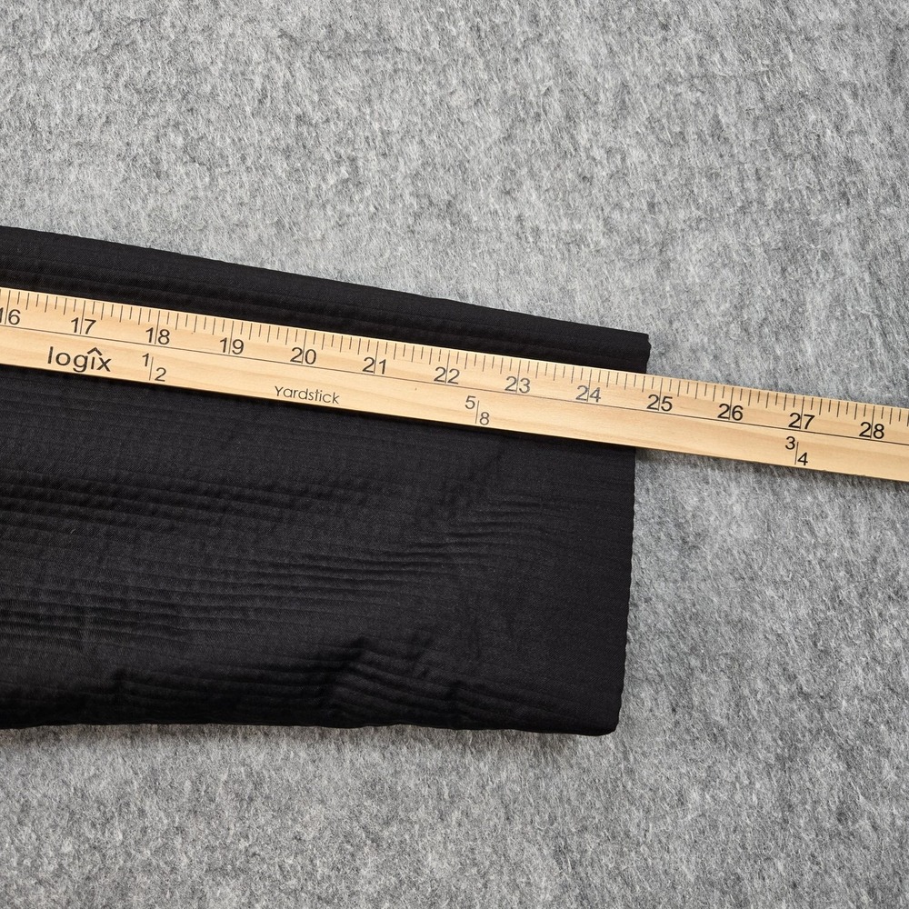 Eileen Fisher Coat Womens 2X Black Hooded Long Rain Snap Front Lined Lightweight - Picture 7 of 10